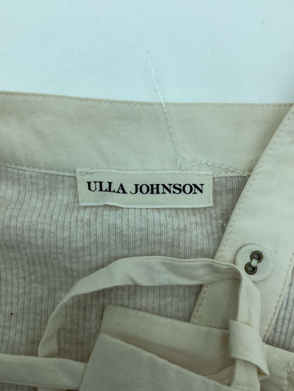 Ulla Johnson Dress Neutral V Neck Maxi Size: M - Picture 4 of 4